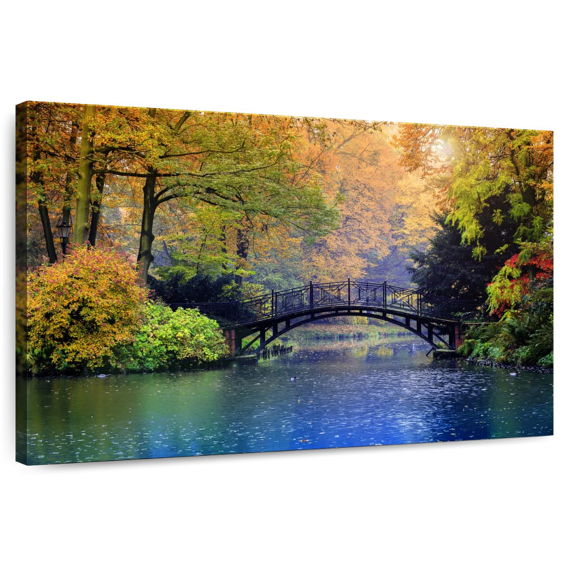 Pont Sirci au parc, H 32 po x l 48 po