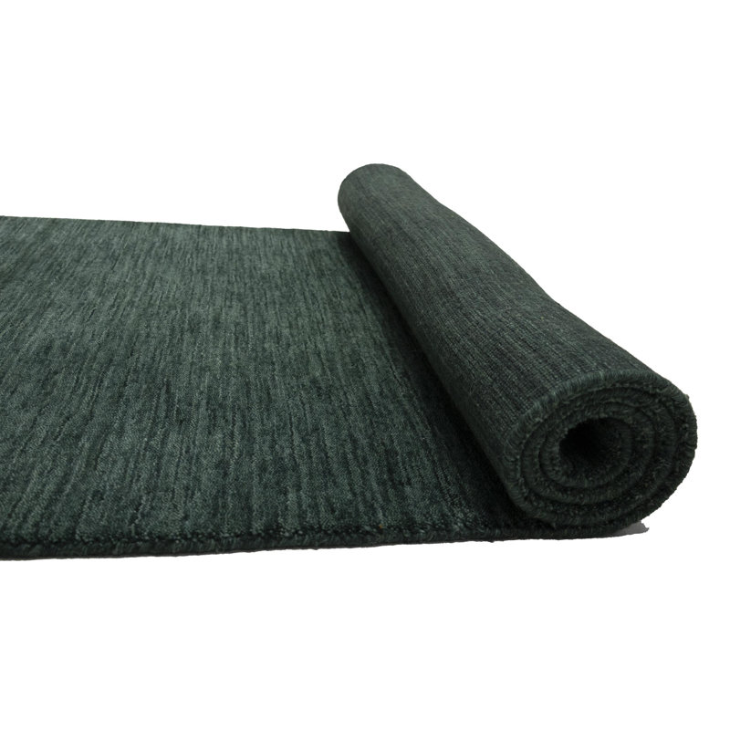 Tapis tissé à la main Gabbeh, 100% laine, de couleur unie, résistant à la décoloration et aux taches, durable, toutes tailles, fabriqué en Inde.