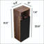 Armoire de rangement murale avec conception sans poignée-126619707-126619704