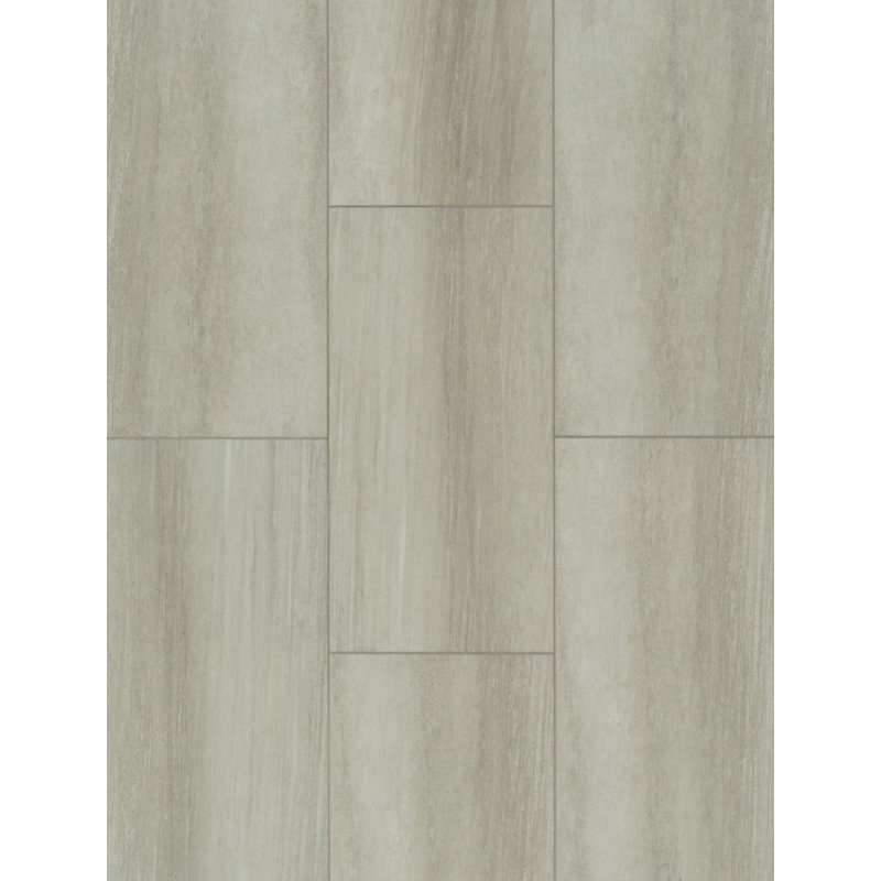 Carreau de vinyle de luxe Palisade 12 po x 24 po, Frêne