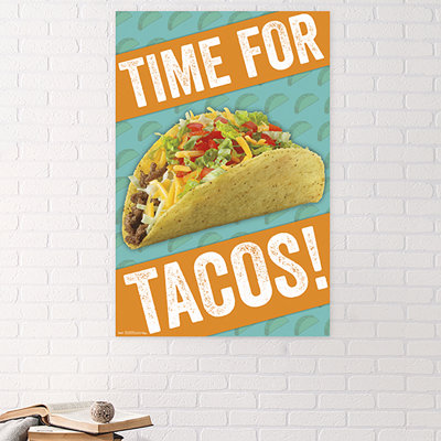 Temps pour tacos ! impression sur papier
