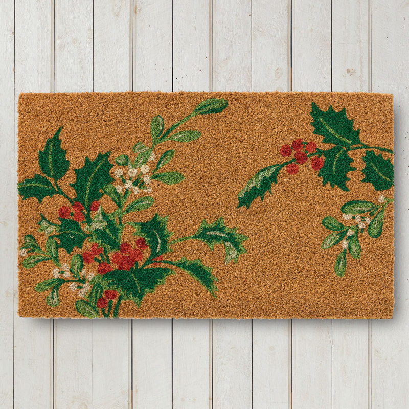 Paillasson Holly and Mistletoe