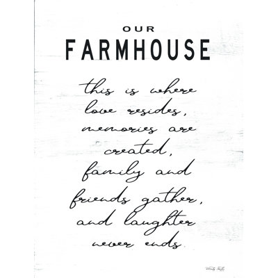 Our Farmhouse - Impression sur toile tendue