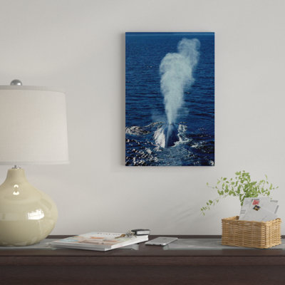 « blue baleine », toile photo imprimée