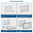 Stainless Steel Shower Niche, Brushed Nickel-699068971-695000970