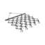 Drag Harrow 5.8 x 4.8 ft Chain Harrow ATV Lawn Rake for Landscape Leveling