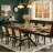 55.11"-70.86"Retro Rectangular Stretch Dining Table-1424999332