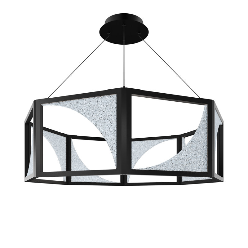 Luna 8 Light Crystal LED Pendant