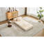 Plancher convertible monoplace à compression, chenille beige, modulaire désossé, sans assemblage, cadre de forme fixe pour lit de salle de jeux, compression, bureau-1052263903