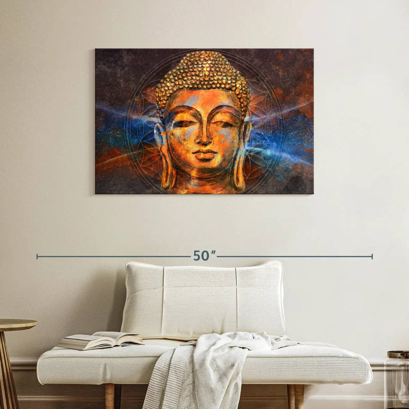 Leisha Buddha Purnima, 26" H x 39" W