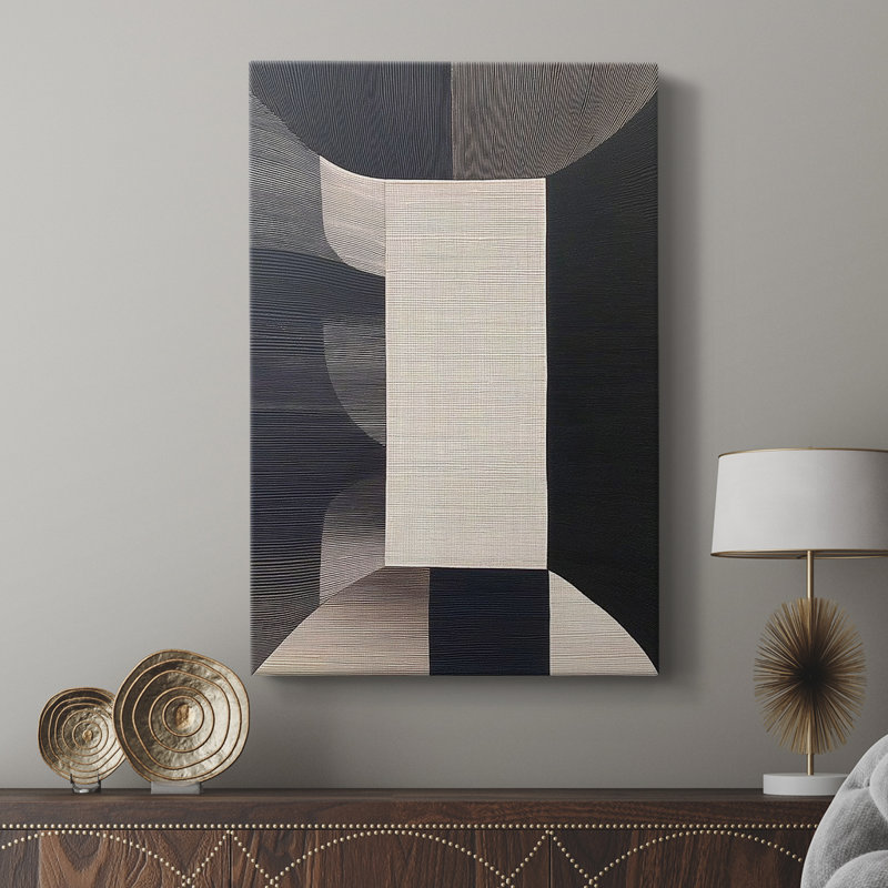 ABSTRACT Series DCLXV - Cavas de galerie sur mesure, H 18 po x l 12 po