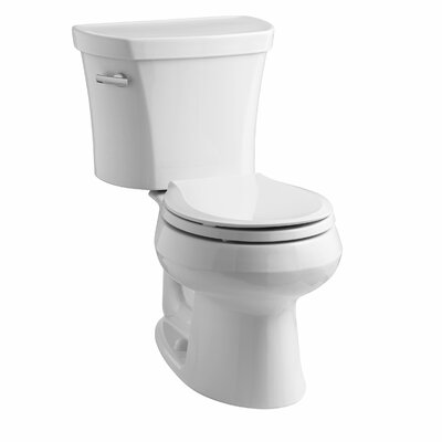 Kohler Wellworth® 1.28 GPF Water Efficient Round Two-Piece toilet (Seat ...