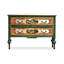 Console verte et bois manufacturé vert