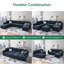 Canapé modulaire en velours modulaire Tremee-87326775