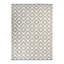 Tapis gris / beige en plastique tissé à la machine Rectangle Iklim-1652934233