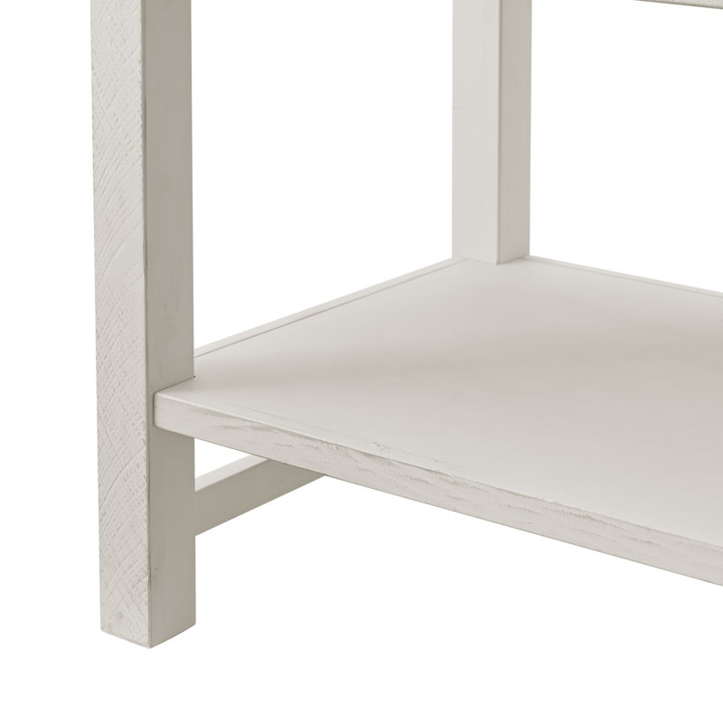 Table de chevet Arden, Blanc