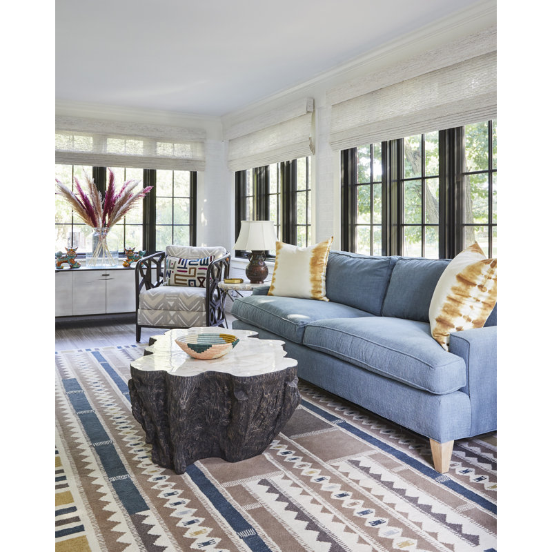 Mesa Wool Geometric Area Rug, Rectangle 8' x 10'