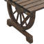 4 - Person Wood Patio Dining Set with Rectangular Table-614097836