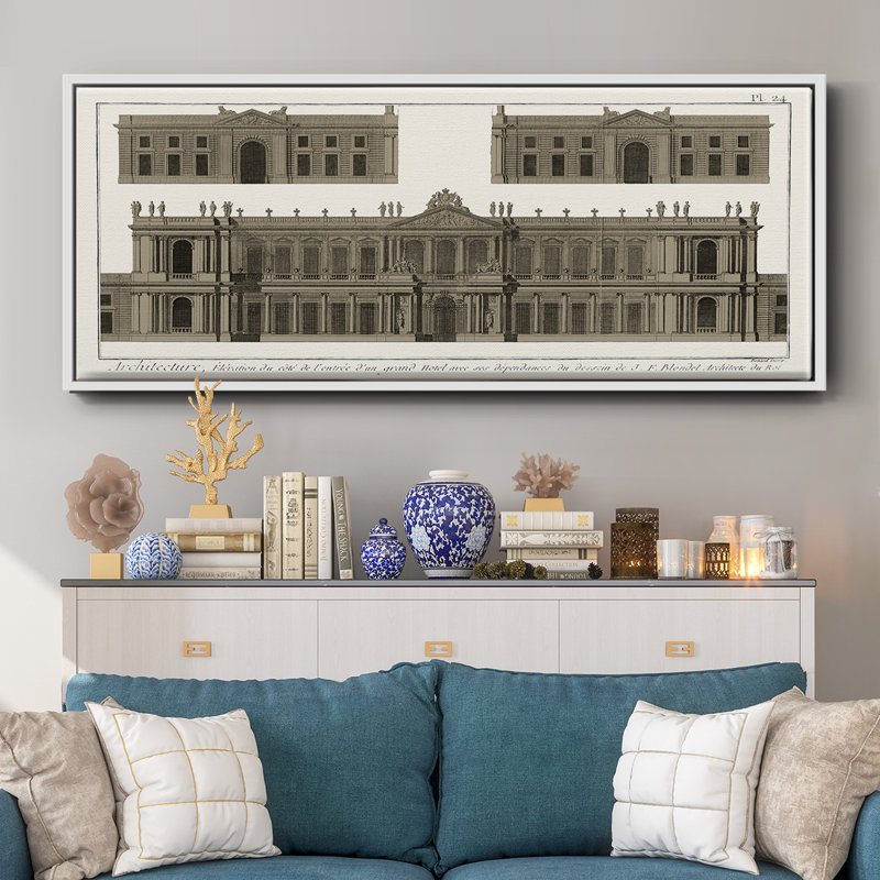 Buildings & Facades I- Framed Canvas