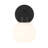 Maverick 1-Light Wall Sconce in Black-121637175