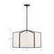 Pasadena 6 Light Silk Dimmable Pendant
