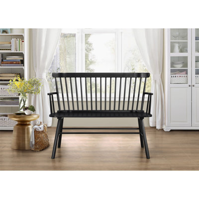 Patio Garden Bench | Weatherproof Outdoor Seating | Carved Detailing by One Allium Way