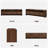 Dulane 70'' Modern TV Stand with Open Shelf&Large Storage Space for TVs up to 75'',Walnut-977339584