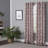Quane Polyester / Cotton Light-Filtering Vine Print Curtain Panel with Grommet Top-1153018774-1153018769