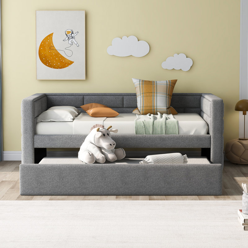 Lit de jour simple avec lit gigogne