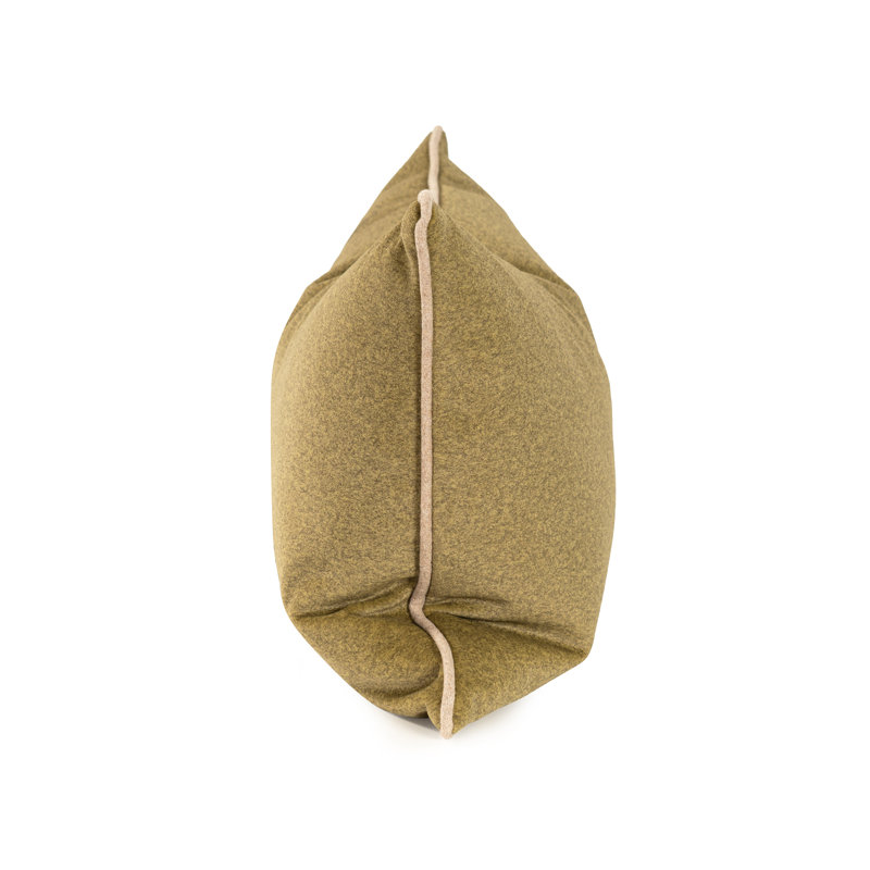 Oreiller en polyester 14 x 22 Qiviut, Polyester, Rectangle H 14 po x l 22 po, Vert
