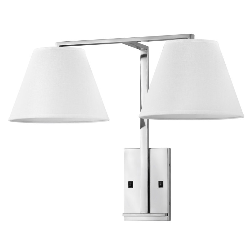 Confident Collection Plug-in Armed Sconce