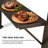 Metal Hardtop Grill Gazebo  with 2 Side Shelves for BBQ-108574660