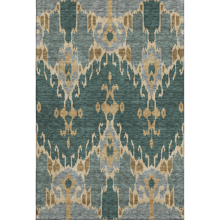 Premium Machine Washable Prisco Cactus Rug