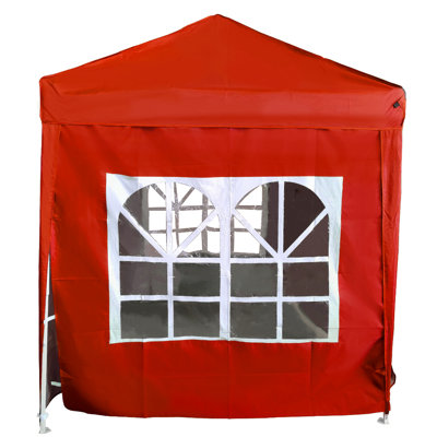Aeon Dakota Fields Red Fabric Side Wall for Gazebo