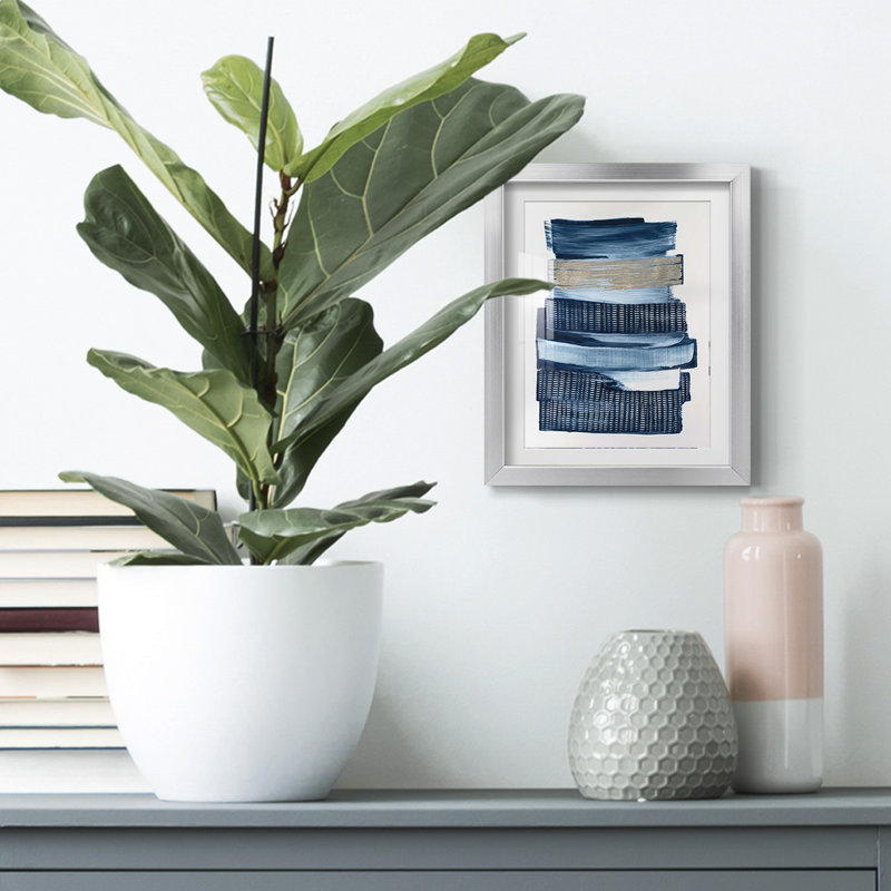 Lineups II Framed Print, Silver Framed Paper, White