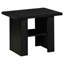 3 tables basses en bois d'ingénierie avec chêne, tablette inférieure pour le rangement, surface lisse et élégant, grand espace de vie principal au fini profond, pour garder l'ordre, pièce idéale
