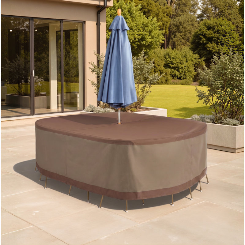 Outdoor Patio Dining Set Cover, 32" H x 90" W x 60" D