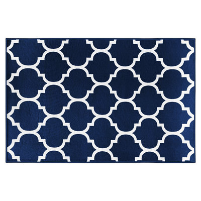 Oriental Machine Tufted Shag Area Rug