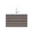 Esquina 42'' Wall-Mounted Bathroom Vanity with Solid Surface Top-596068575