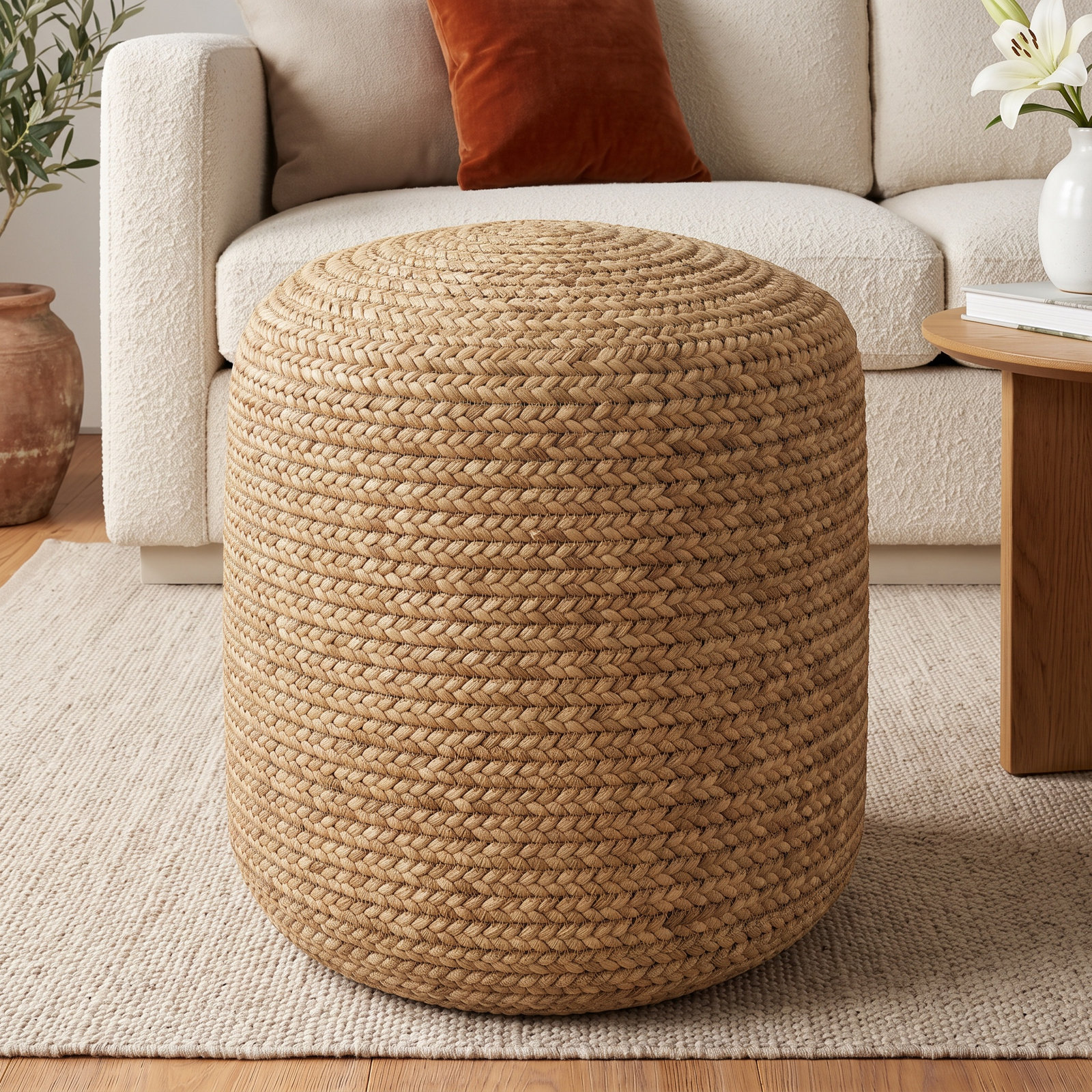 Sandara 16" Pouffe
