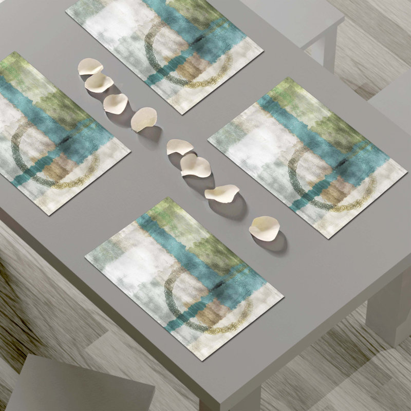 Napperon abstrait en polyester