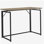 Space-saving folding table, gray