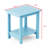 Khosrow Rectangular HIPS Outdoor Side Table-571550113