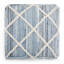 Pouf carré contemporain en laine et coton tissé à la main l 20 po Cowan-1274597049