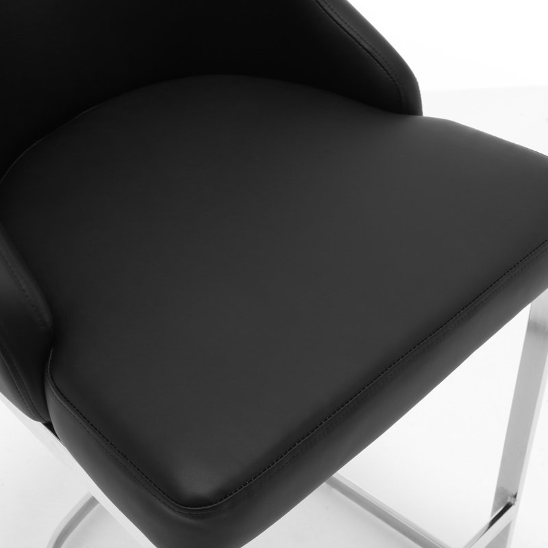 Tabouret de comptoir 26 po, Noir, noir, noir, noir, 2