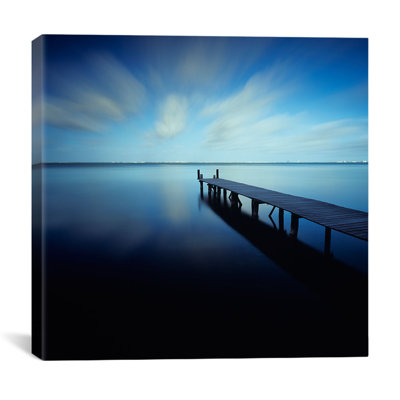 Reproduction de photo sur toile, "muelle azul crop" par moises perception