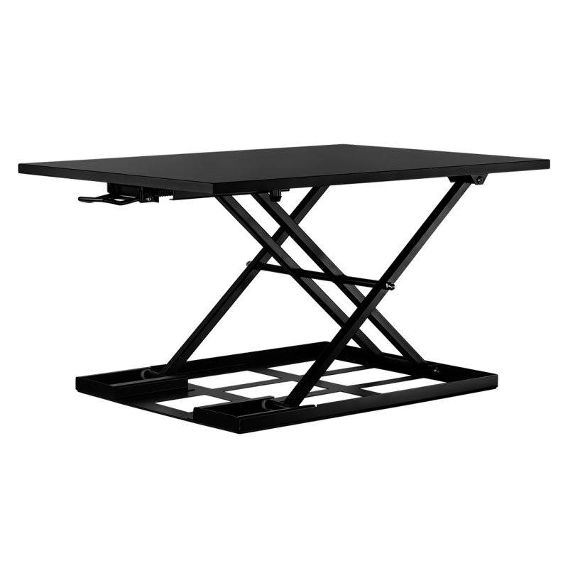 Bureau à hauteur réglable Jaleeza, Noir