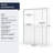 Semi-Frameless Double Sliding Shower Door
