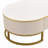 Oval Coffee Table with Drawers