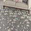 Tapis gris / beige à motif floral Zaizi-249218191